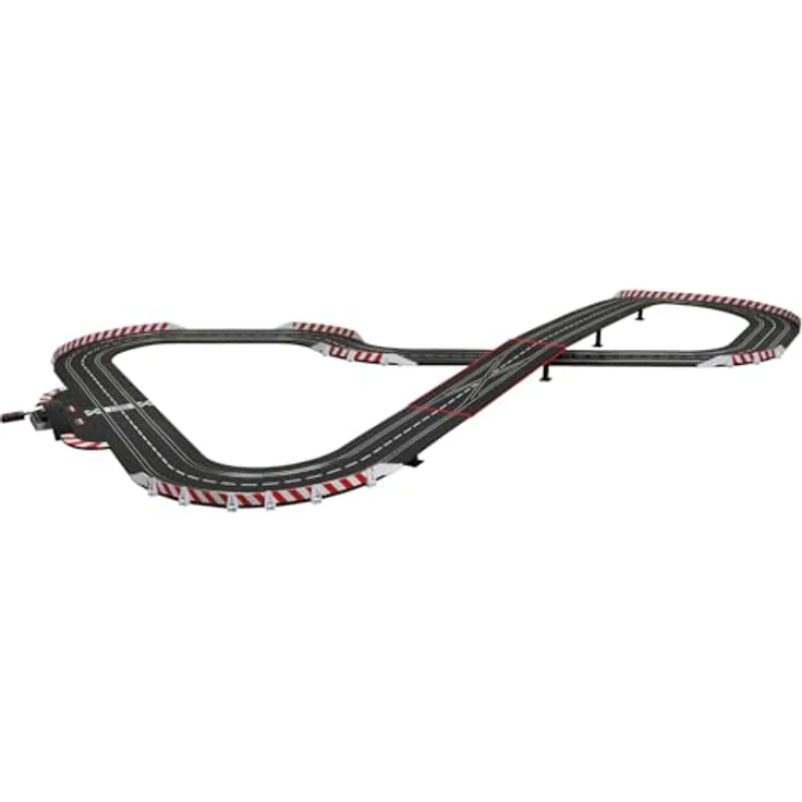 Carrera DIGITAL 132 Full Throttle, Slotracing-Set mit 8 Meter Streckenlänge, inkl. Lamborghini Huracán GT3 Evo2 und Porsche 911 GT3 R, Wireless Controller, für bis zu 6 Fahrer – Bild 2