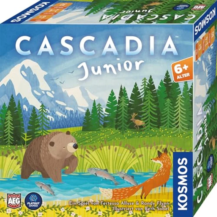 KOSMOS Cascadia Junior, „Spiel des Jahres“ 2022 für Kinder ab 6 Jahre, Legespiel für Natur- und Tierfans. – Bild 1