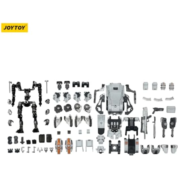 JOYTOY Dark Source Actionfigur APOC Series DragonFang Assault Mech, 17 cm, vollständig beweglich mit austauschbaren Händen und Waffenzubehör – Bild 3