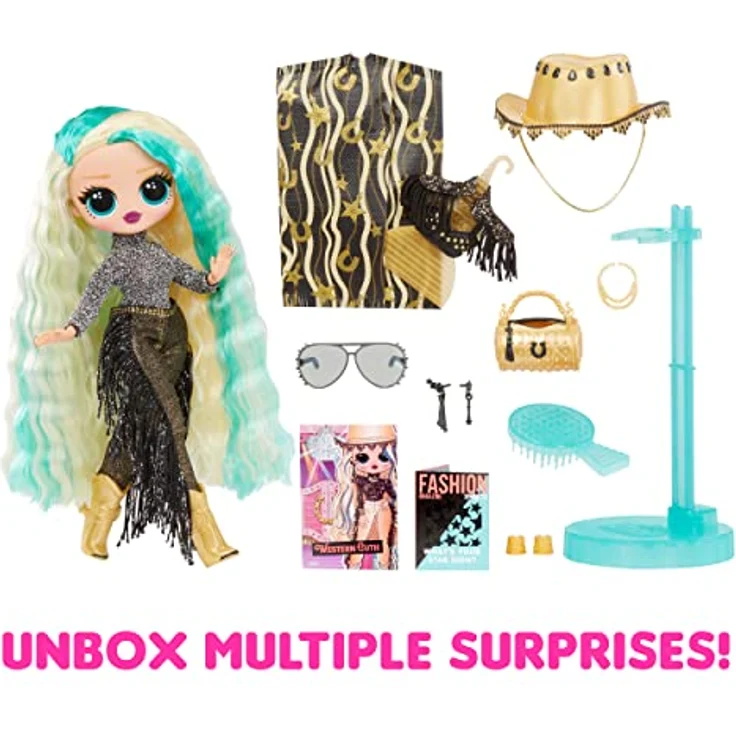 LOL Surprise OMG Fashion Doll - WESTERN CUTIE - Packe die fabelhaften Überraschungen und Accessoires aus- Inklusive Modepuppe, Outfit und Puppenständer- Tolles Geschenk für Kinder im Alter ab 4 Jahren – Bild 4