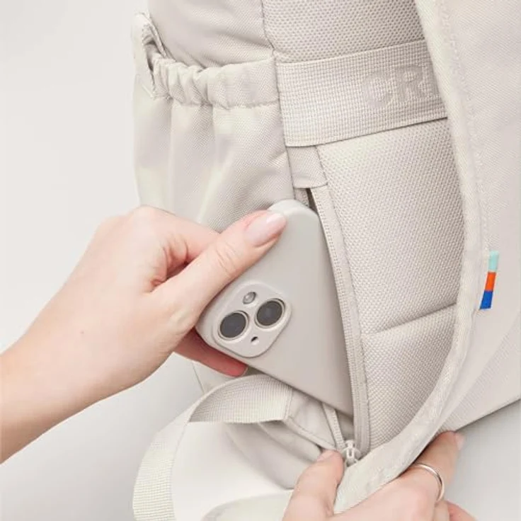 Got Bag FLAP PACK, wasserabweisender Wanderrucksack mit Laptopfach (28 cm x 43 cm), 18,5 - 22,5 l Volumen, schwarz – Bild 6