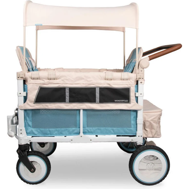 Wonderfold VW4 Volkswagen Bollerwagen, Metall und Textil, 132.08x137.16x73.66 cm, für Babys und Kleinkinder, Kinderwagen