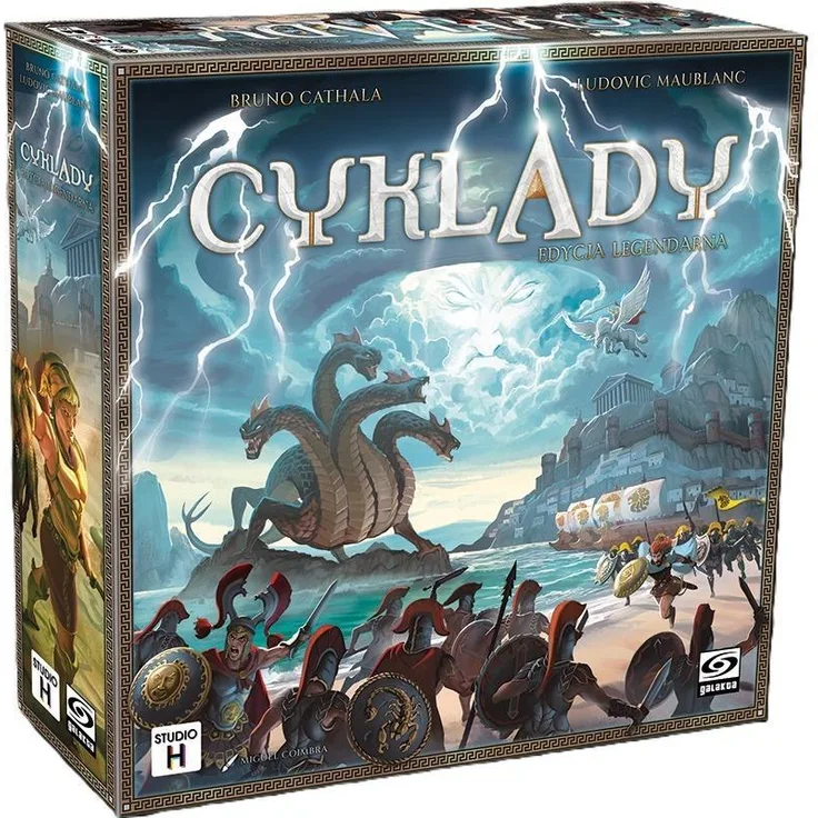 Galakta Cyclades: Legendary Edition, Brettspiel für 2–6 Spieler mit modularer Karte und neuem Gameplay