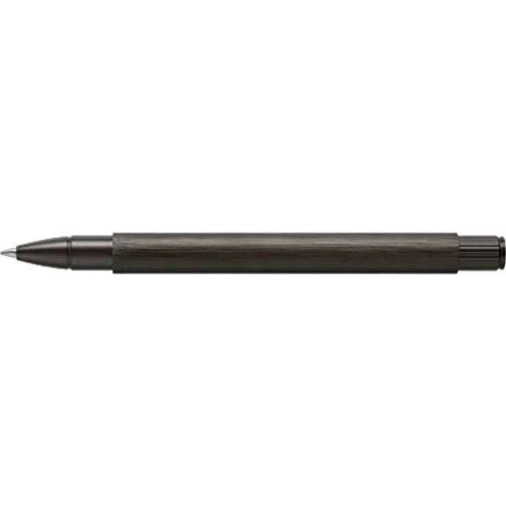 Faber-Castell Roller Neo Slim, Schreibstift aus eloxiertem Aluminium in Gunmetal, schnelltrocknende Keramiktinte – Bild 2