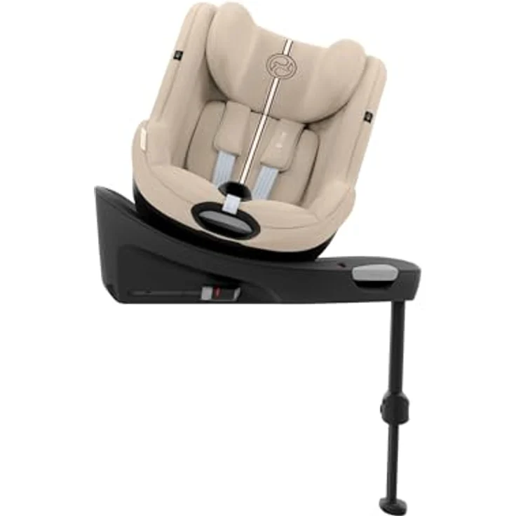 Cybex Sirona G3 Plus i-Size Reboard Kindersitz mit 360° Drehung und L.S.P. Seitenaufprallschutz, Almond Beige – Bild 3