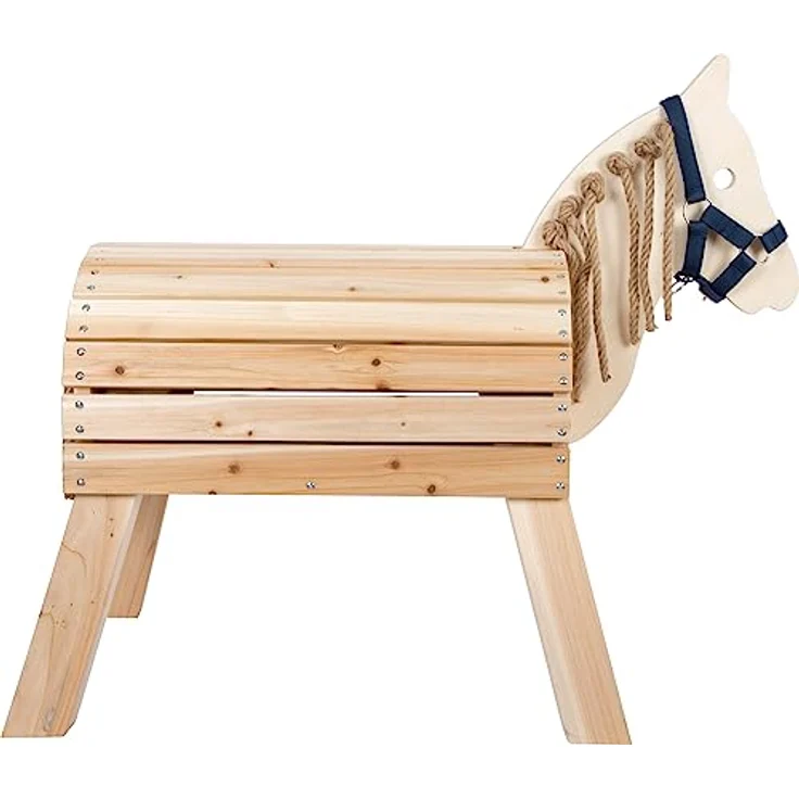 Holzpony, 79 x 41 x 70 cm, aus witterungsbeständigem Holz, von Small Foot – Bild 2