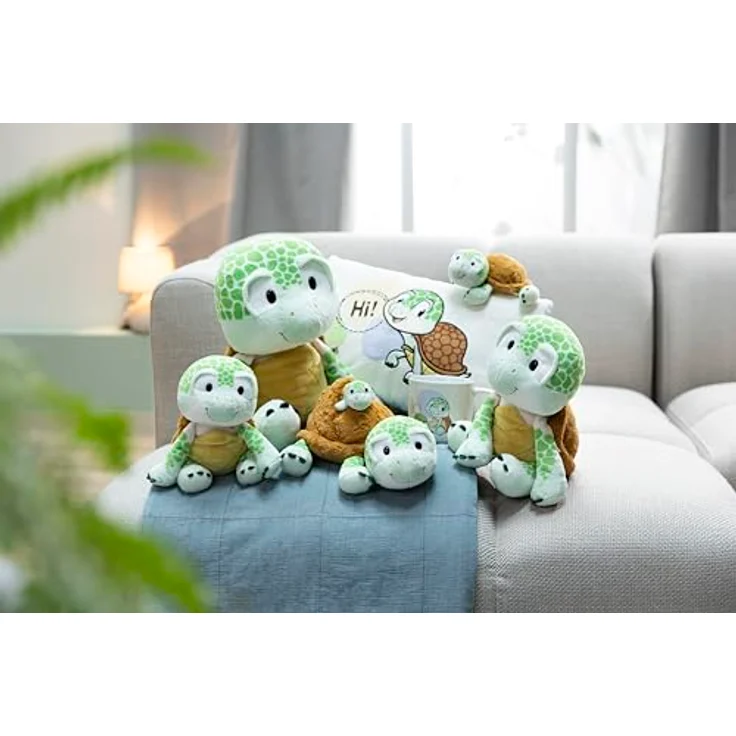 NICI Kuscheltier Schildkröte 23cm, grünes Stofftier aus weichem Plüsch, ideal zum Kuscheln und Spielen, für Kinder & Erwachsene - 63069 – Bild 2
