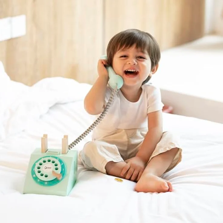 Classic World Spieltelefon (Deutsch), klassisches Design zur Förderung von Dialogen und Feinmotorik – Bild 3