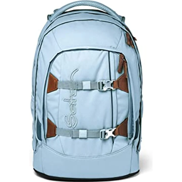 Satch Pack Schulrucksack Set 3tlg. mit Schlamperbox und Sportbeutel, 30 Liter Volumen, reflektierende Elemente, Nordic Ice Blue, Einheitsgröße – Bild 2