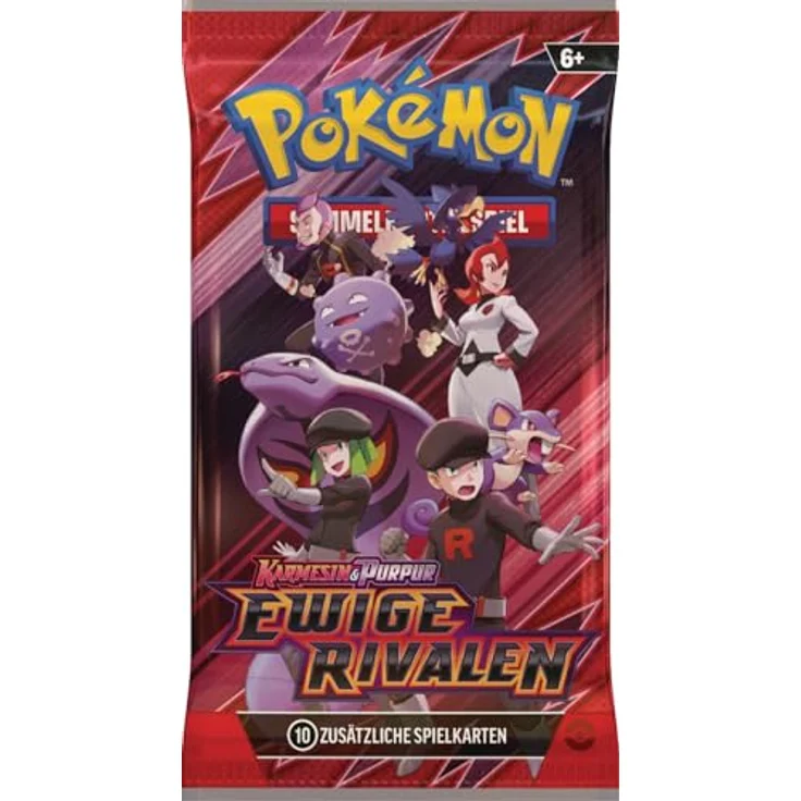 AMIGO PKM KP10 Ewige Rivalen 1 Booster, Pokémon Sammelkarten Erweiterung mit Donnersichel-ex, Sandfell-ex und Terakristallisierung – Bild 8
