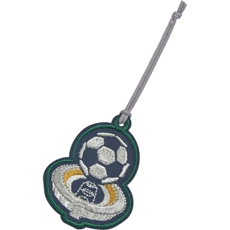 LÄSSIG Gepäckanhänger Set, Mehrfarbig Unisex Kinder Reisezubehör mit 1 Anhänger und 2 Patches in Neon-, Glow- und Glitter-Designs – Bild 3