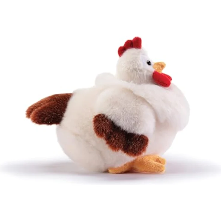 Trudi Daisy Gallina, Plüsch Henne S 18x19x21 cm, hochwertiges Kuscheltier aus feuerhemmendem Polyester, waschbar, ideales Geschenk für Kinder und Erwachsene – Bild 2
