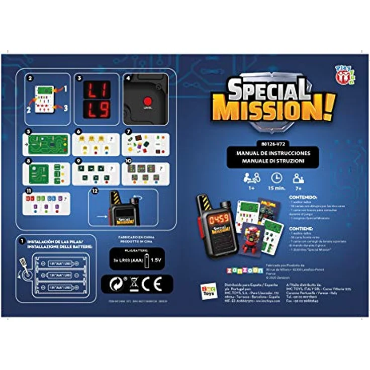 IMC TOYS Play Fun - Special Mission (IMC 80126IM), Sammelfigur mit Sprach­erkennungssystem und Mission-Karten für Kinder ab 7 Jahren – Bild 2