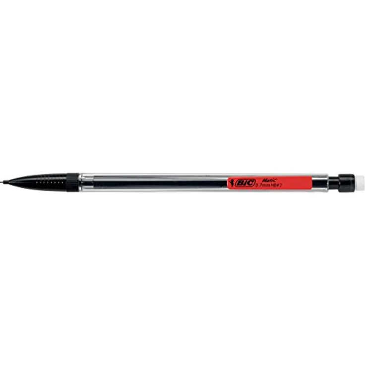 BIC Matic Druckbleistift, 0,7 mm mit 3 Ersatzminen und Radiertip, Taschenclip – Bild 5