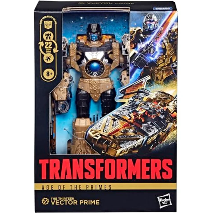 Hasbro Transformers Age of the Primes Voyager-Klasse The Thirteen Vector Prime, 17,5 cm, 22 Schritte zur Verwandlung, inklusive Klinge der Zeit und Cyberschlüssel – Bild 5