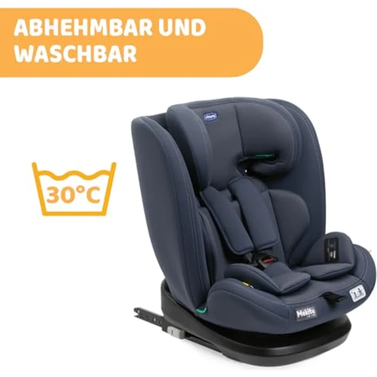 Chicco Autokindersitz MOKITA I-SIZE, ab: 15 Monate, bis: 12 Jahre, mit höhenverstellbarer Kopfstütze und Soft Reducer, rot – Bild 11