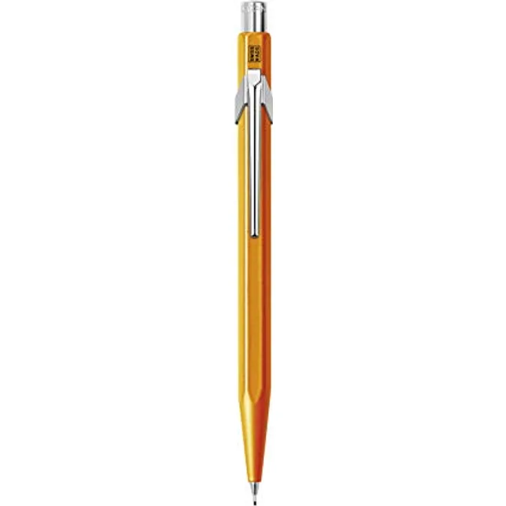 Caran d'Ache 849 Fluo, Bleistift (0.70 mm, HB, sechseckiger Schaft aus Kunststoffharz, Made in Switzerland)