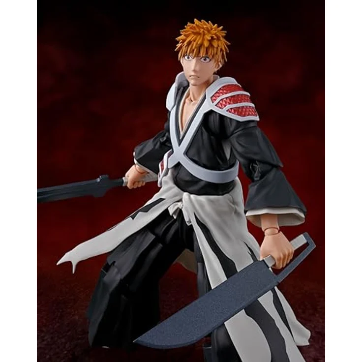 Bandai Bleach: Thousand-Year Blood War S.H. Figuarts Actionfigur Ichigo Kurosaki, 16 cm, voll beweglich mit Zubehör – Bild 9