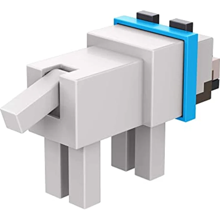 Mattel Minecraft HFC30 - Actionfigur Wolf zum Selberbauen (8 cm), 1 Portalteil und Zubehörteil, Spielzeug Geschenk zum Sammeln für Fans und Kinder ab 6 Jahren – Bild 8