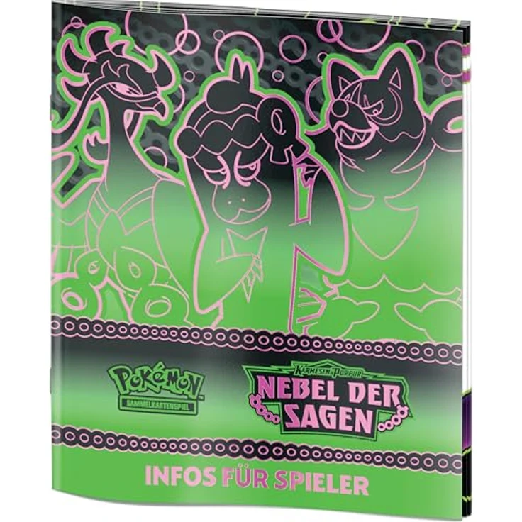 Nintendo Pokémon - Karmesin & Purpur Nebel der Sagen Top-Trainer Box (deutsch) - 9 Booster Packs – Bild 5