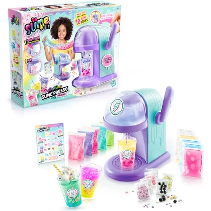 Canal Toys Slime 'Presso Machine, Kreativset für farbenfrohe Slime-Kreationen im Kaffeemaschinen-Design – Bild 3