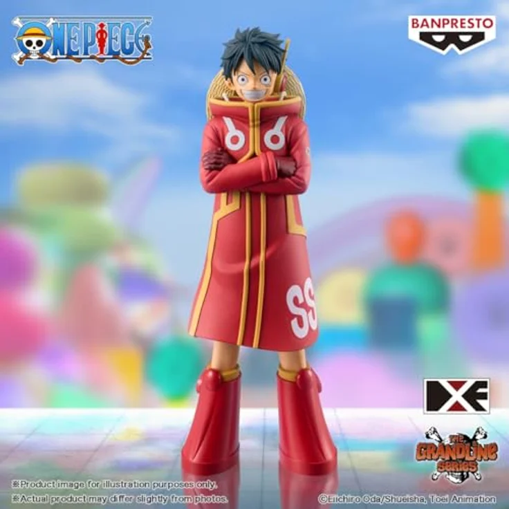 Banpresto BP89480P One Piece Monkey D. Luffy Collectible, 8 cm, Multicolor – Bild 2