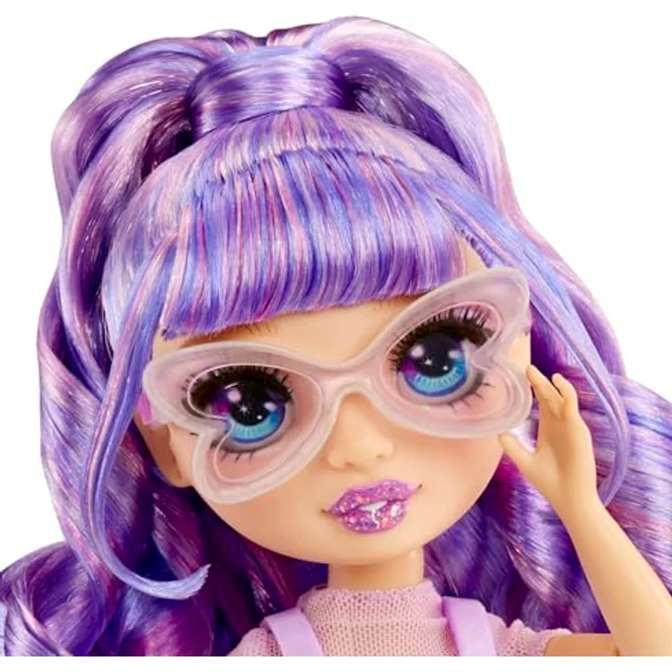 Rainbow High Anziehpuppe Creative Crystals Fashion Doll - Violet, mit Kristall-Accessoires und anpassbarem Outfit – Bild 5