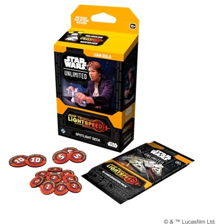 Fantasy Flight Games Star Wars: Unlimited TCG Jump to Lightspeed Spotlight-Deck Han Solo, 50-Karten-Deck mit 4 exklusiven Karten, 2+ Spieler, 20 Minuten, Englisch – Bild 2