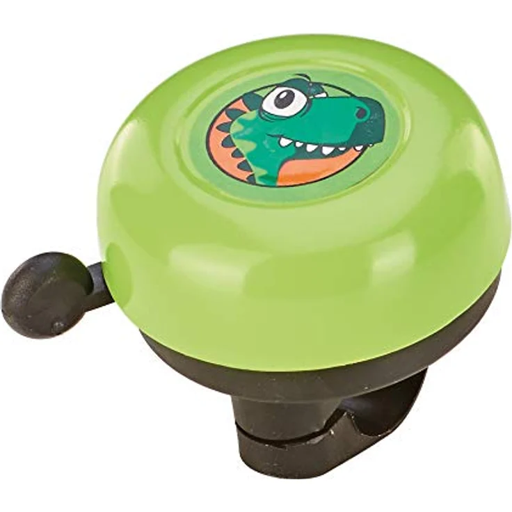 Prophete Kinderrad-Klingel, Jugend Kinderrad-Glocke, grün mit Dino-Motiv, für Mädchen und Jungen - Preisvergleich – Bild 1