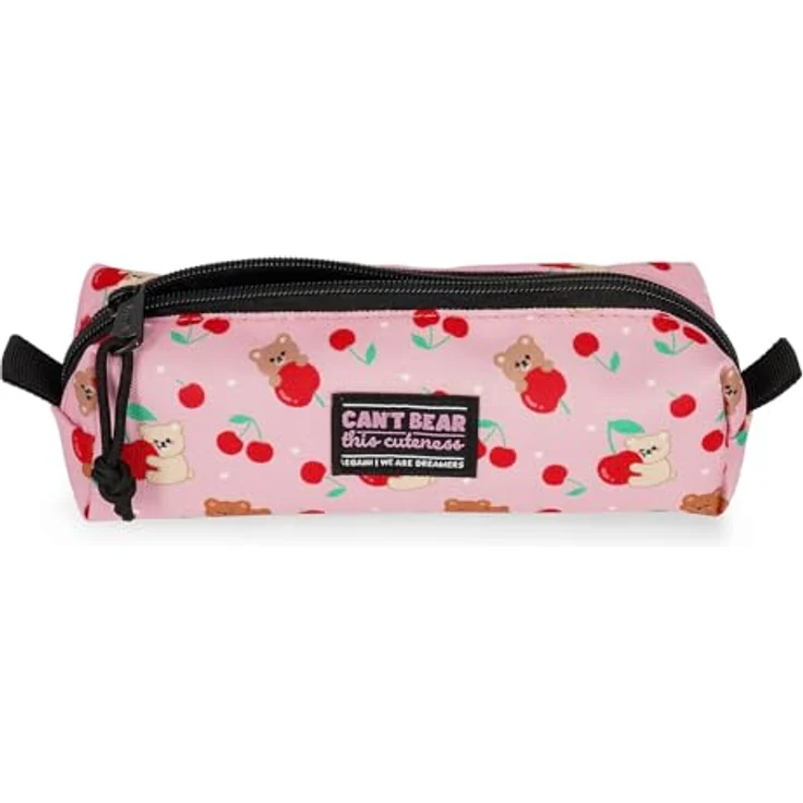 LEGAMI My Pencil Case Teddy Bear, Reißverschluss, aus recyceltem Polyester, 22 x 6 x 6 cm – Bild 2
