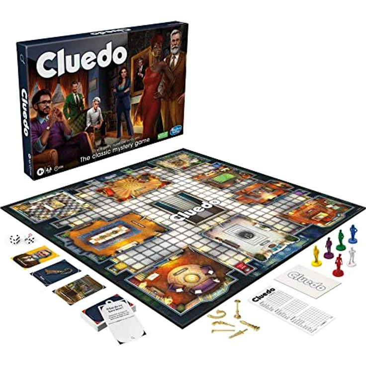 Hasbro Clue Cluedo Classic Refresh (English) – Bild 2