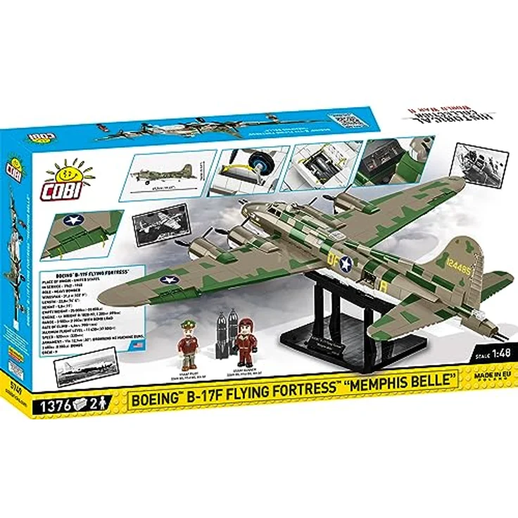 COBI Boeing B-17F Flying Fortress Memphis Belle – Bild 4