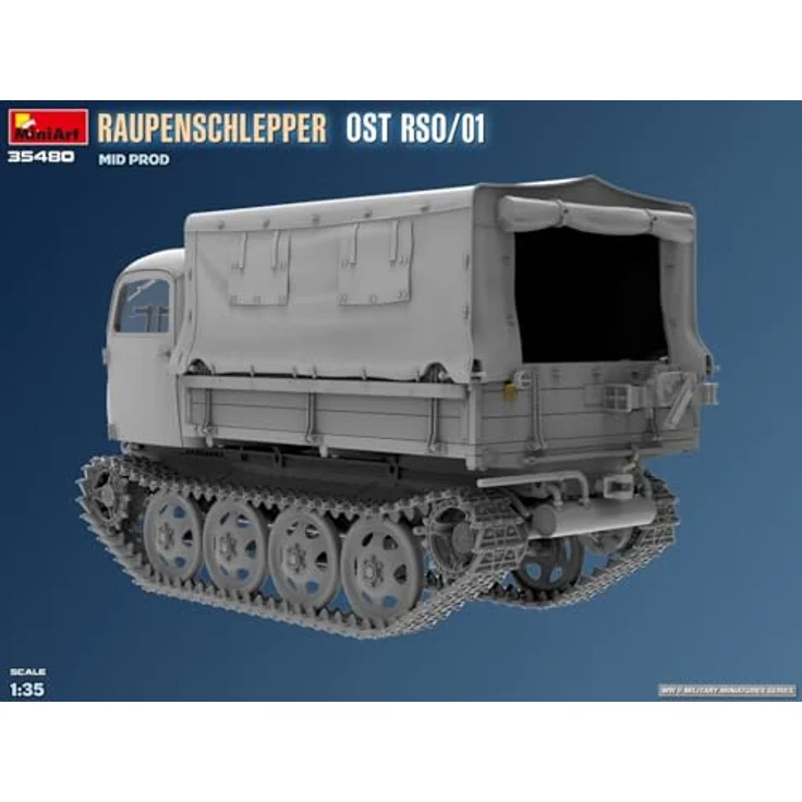 Mini art MA35480, 1/35 Raupen Shrepper OST RSO/01 Mid Model, detailierter Plastikmodell-Bausatz für Militärfahrzeuge – Bild 5