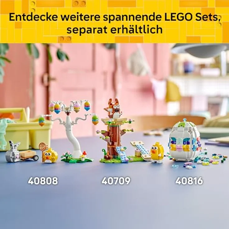 LEGO 70808 Osterhase und Ostereisuche Bausatz, mit 140 Teilen, Mehrfarbig, kreatives Konstruktionsspielzeug für Kinder ab 8 Jahren – Bild 9