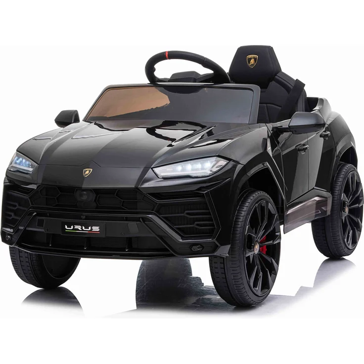 BoGi Elektro-Kinderauto Lamborghini Urus Kinder Elektroauto - 2 Elektro Motoren, 35W Leistung, 12V Batterie, MP3-Anschluss, Kunststoffbereifung, für Kinder von 1,5-5 Jahren