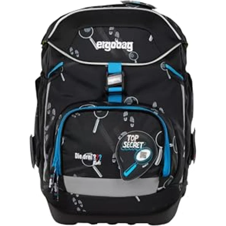 ergobag pack Set, ergonomischer Schulrucksack flexibel 6-teilig, für 1. Klasse, wasserdicht, individuell gestaltbar, größenverstellbar – Bild 2