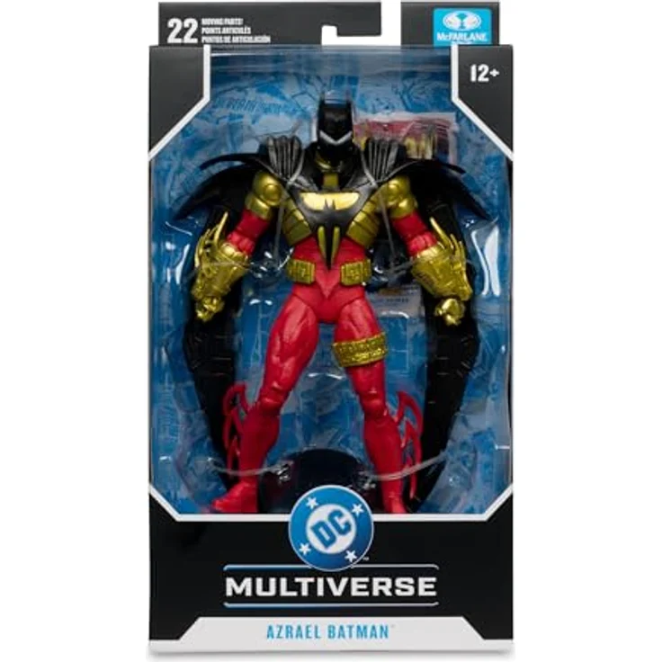 McFarlane DC Multiverse Azrael Batman (Knightquest), detailreiche Actionfigur, 19 cm mit Zubehör und Base – Bild 7