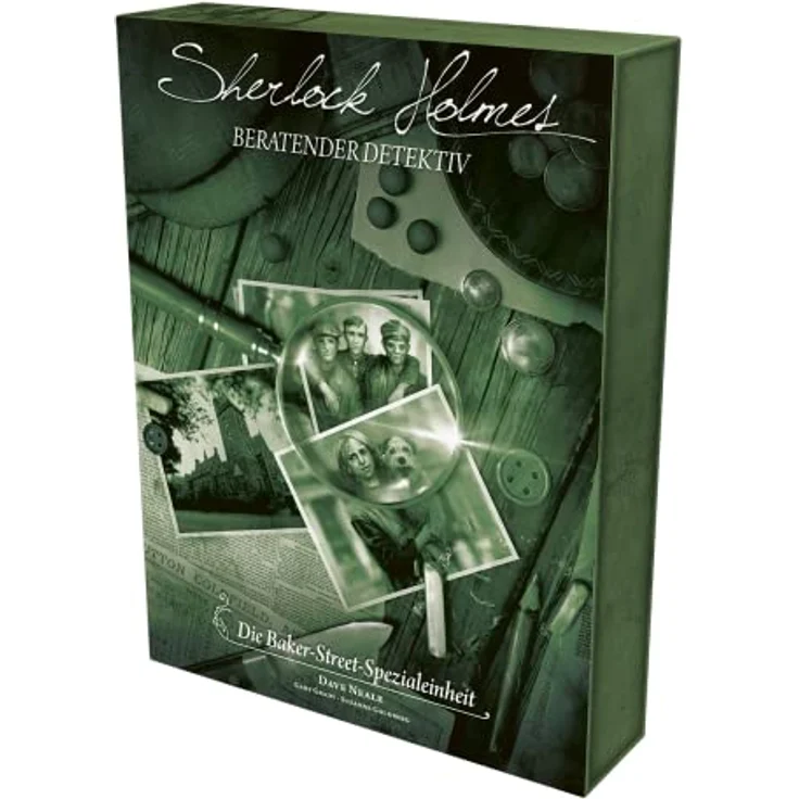 Space Cowboys Sherlock Holmes - Beratender Detektiv: Die Baker-Street-Spezialeinheit, kooperatives Brettspiel für 1-8 Spieler, ab 14 Jahren, mit 10 neuen Fällen und innovative Spielfortschrittsdokumentation – Bild 3
