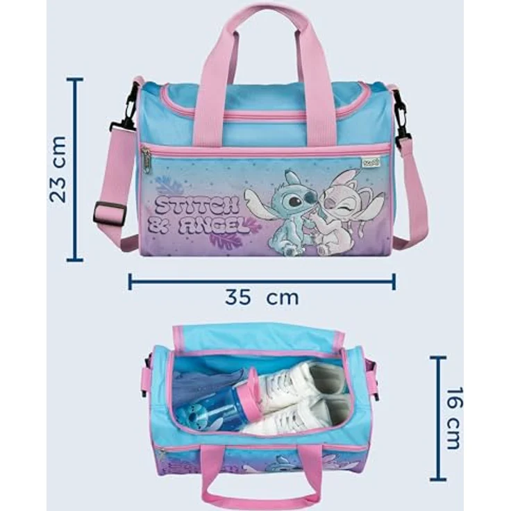 Scooli Sporttasche 35 cm, blau, 100% Polyester, 35 x 16 x 26 cm – Bild 2