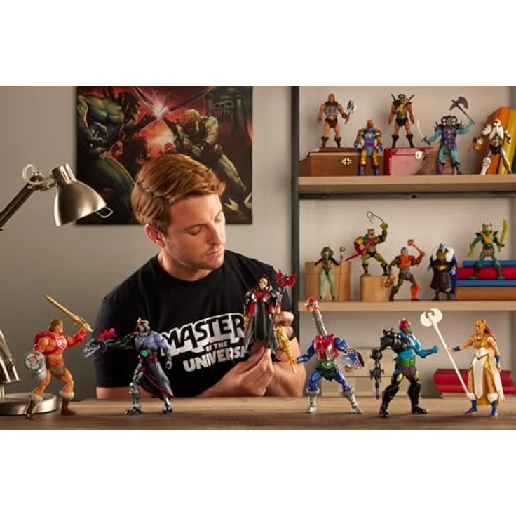 Mattel Masters of the Universe: New Eternia Masterverse Actionfigur Thunder Punch He-Man, 18 cm, mit 30 Bewegungspunkten und Zubehör – Bild 2