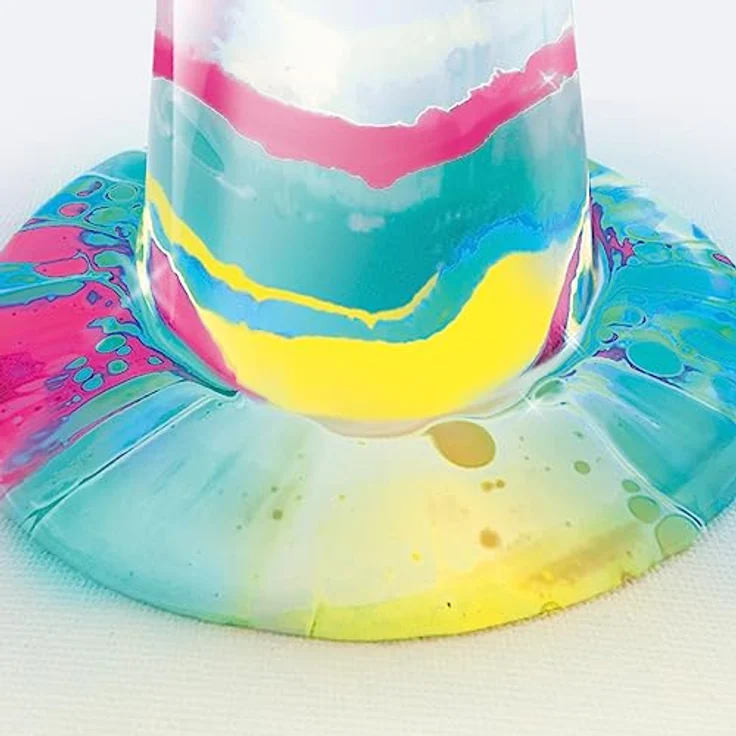 Canal Toys Studio Peinture Pouring Art, Acrylgießen Set zur Fluidmalerei, kreative Kunsttechnik – Bild 8