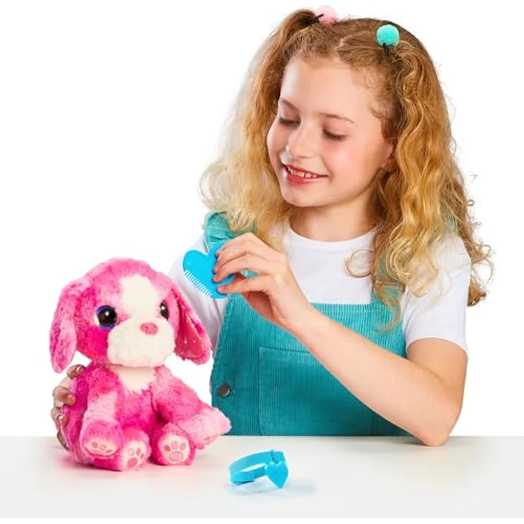 Little Live Pets Scruff-a-Luvs - Neon Pets Mystery Animal Reveal, kuscheliges Plüschtier in leuchtenden Neonfarben mit Pflegezubehör und Adoptionszertifikat – Bild 5