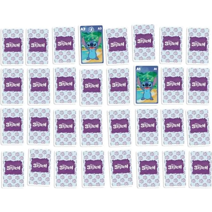 Cartamundi Bicycle - Disney Stitch - FSC Quartett, Kartenspiel für Kinder ab 3 Jahren, mit verschluckbaren Kleinteilen – Bild 8