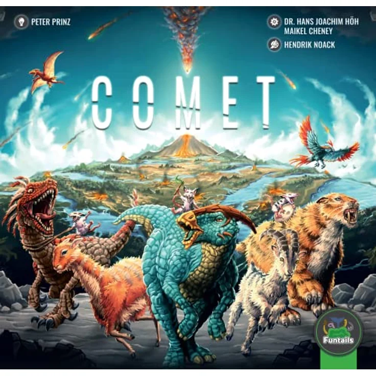 Funtails Comet - Funtails Brettspiel von Peter Prinz, kompetitiver Engine-Builder mit einzigartigem Ressourcenkonzept – Bild 2