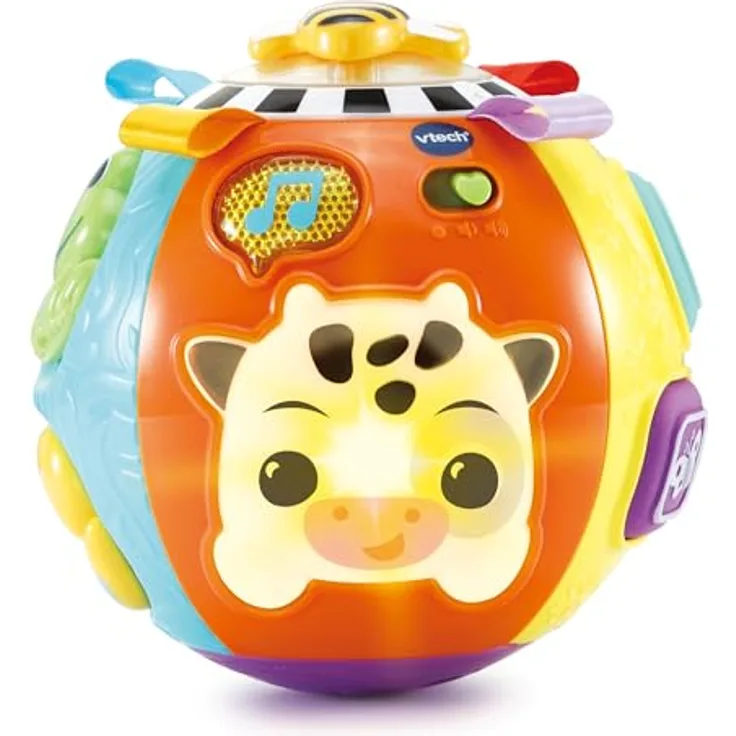 Vtech Baby - Babys Entdeckerball, Buntes Spielzeug mit Liedern und Geräuschen für Kinder 6-36 Monate