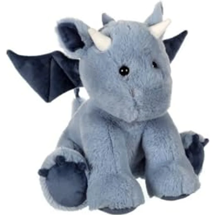 GIPSY Gispy-Dragon Floppy, 30 cm blauer Plüschdrache für Kinder, selbststehend, in 3 Farben erhältlich – Bild 1