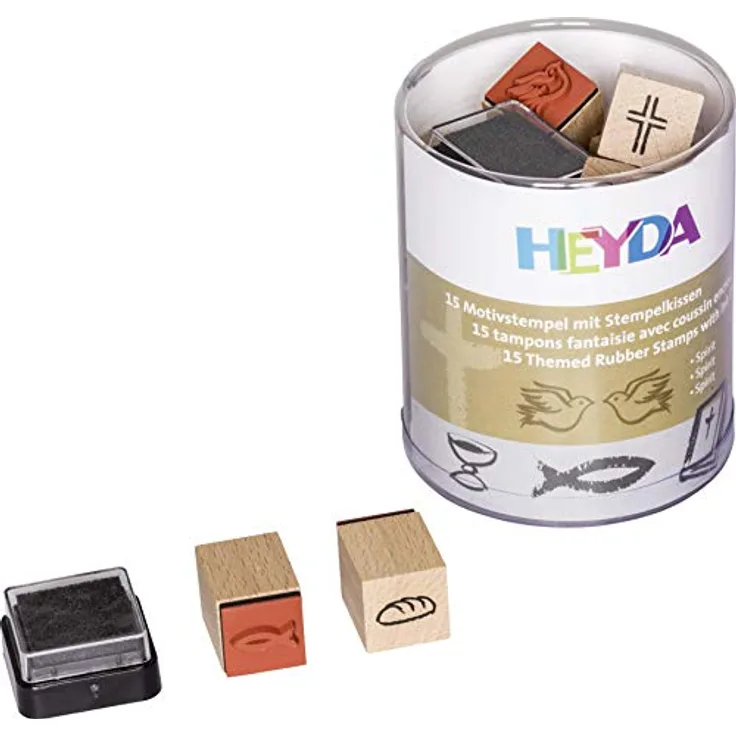 Heyda 204888483 Heyda 204888483 Stempel-Dose (Spirit) Motivgröße: ca. 1,5 x 1,5 cm