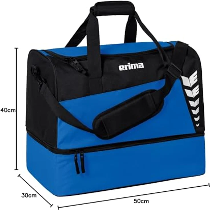 Erima Sporttasche SIX WINGS Sporttasche mit Bodenfach, strapazierfähiges Design mit modernem SIX WINGS Print, blau – Bild 2