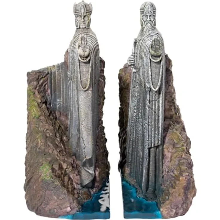 Grupo Erik GPE29764 Der Herr der Ringe Buchstützen Argonath, handbemalt aus Kunstharz mit verwitterter Steinoptik, 2-teilig – Bild 7