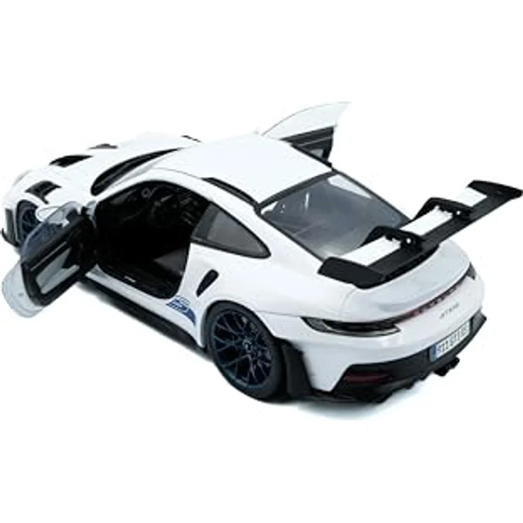 Solido 1:18 Porsche 911 GT3 RS 2024, detailliertes Modellfahrzeug in Weiss und Blau – Bild 7